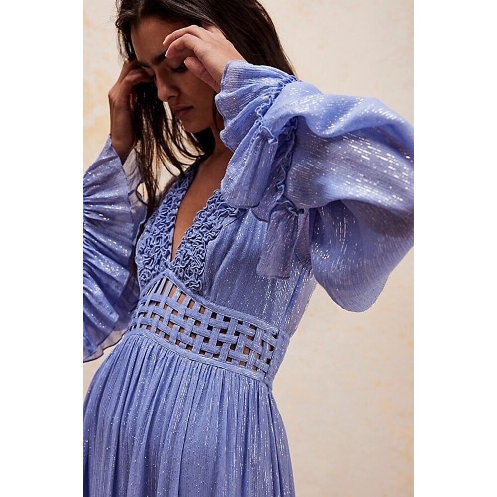 Free People Blue Maxi Dress - Picture 4 of 8